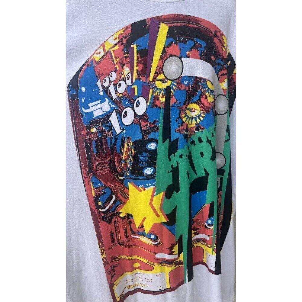 Hollywood Cartel Pin Ballen White T-Shirt Men’s Vintage 90s Size 3XL - Picture 15 of 16